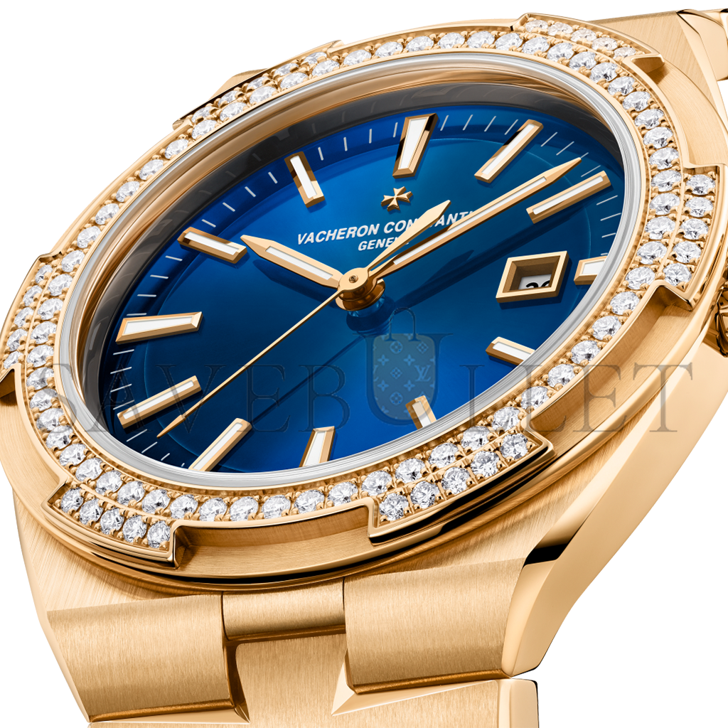 vacheron Co*sta*t*n overseas self-winding 35 mm pink gold watch 4605v/200r-b978